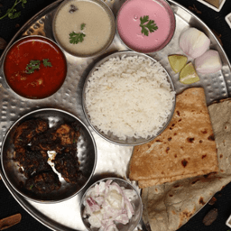 Mutton Kala Fry Thali